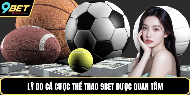 Lý do cá cược thể thao 9bet được quan tâm
